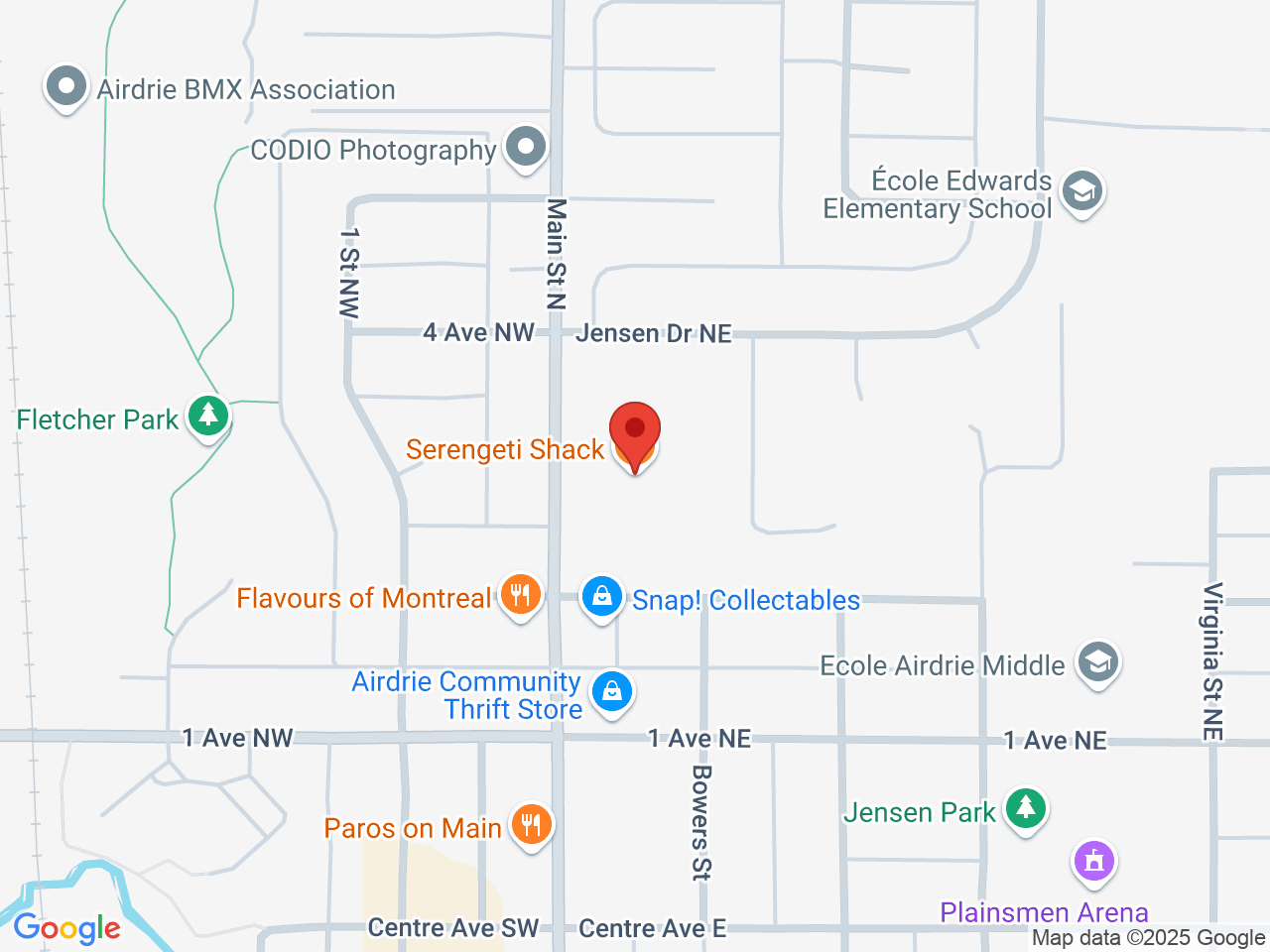 Street map for Canna Cabana Main St, 101-400 Main St. NE, Airdrie AB