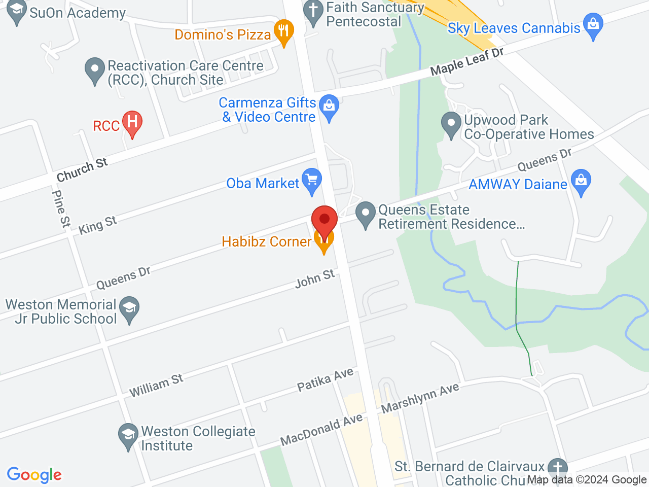 Street map for Budssmoke, 1812 Jane St, Toronto ON