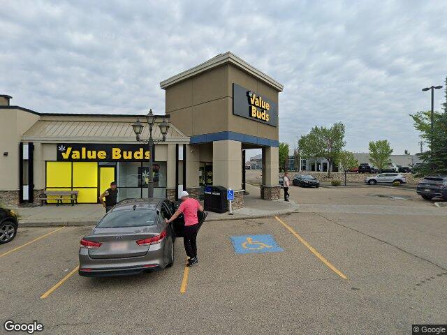 Street view for Value Buds Baseline Village, 416-222 Baseline Rd., Sherwood Park AB