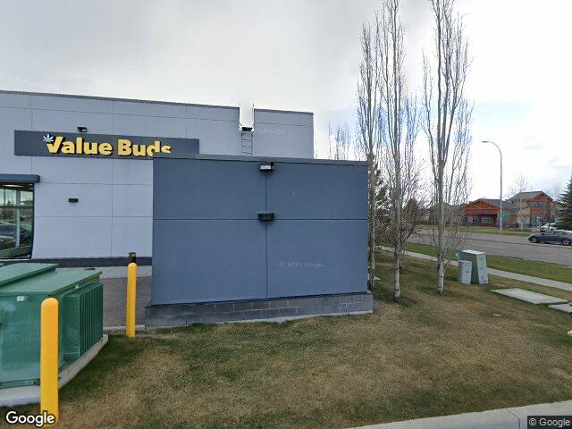 Street view for Value Buds Deerfoot Meadows, 12-7929 11 St. SE, Calgary AB