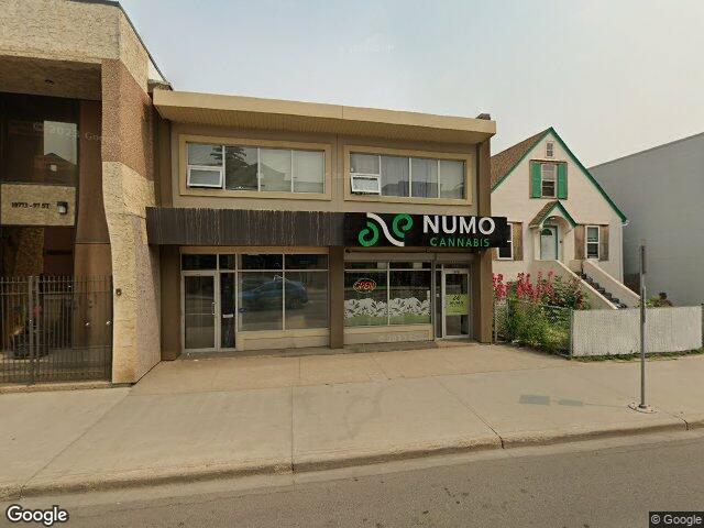 Street view for NUMO Cannabis Chinatown, 10765 97 St. NW, Edmonton AB