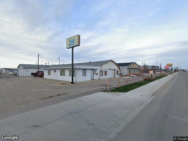 Street view for Odies Corner Cannabis, 1016 Westridge Rd., Strathmore AB