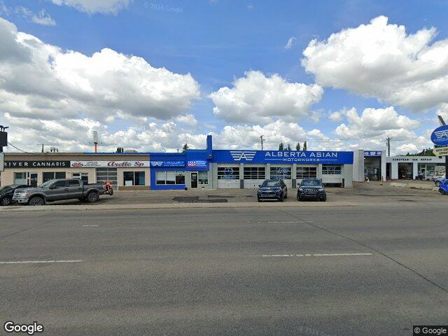 Street view for River Cannabis, 3-5804 50 Ave., Red Deer AB