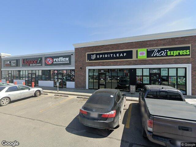 Street view for Spiritleaf Stonegate, 408-2550 Country Hills Blvd. NE, Calgary AB