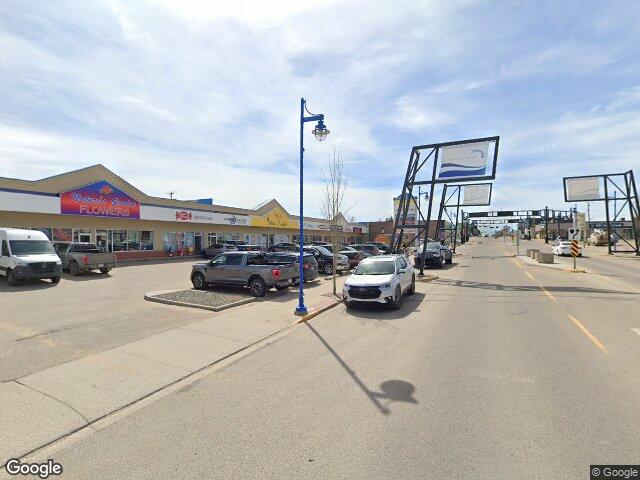 Street view for Spiritleaf Drayton Valley, 1-5105-50 St., Drayton Valley AB