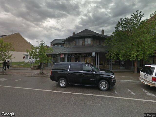 Street view for Spiritleaf Jasper, 102-618 Patricia St., Jasper AB