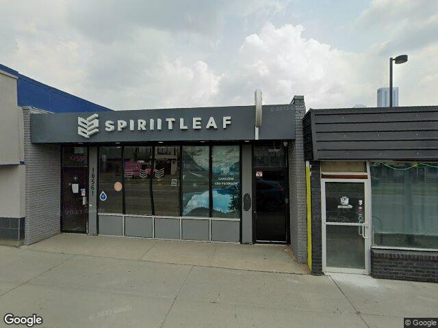 Street view for Spiritleaf McDougall, 10561 109 St. NW, Edmonton AB