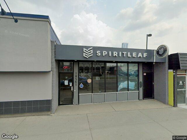 Street view for Spiritleaf McDougall, 10561 109 St. NW, Edmonton AB