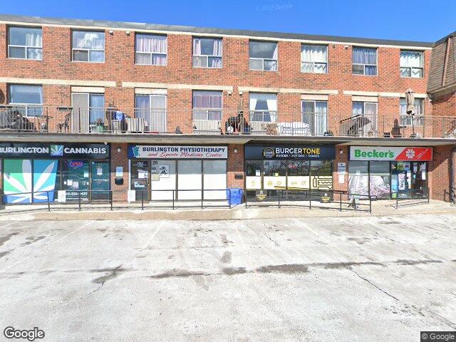 Street view for Burlington Cannabis Co., 2025 Upper Middle Rd, Burlington ON