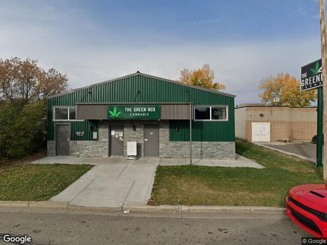 Street view for The Green Box Innisfail, 4915 47 Ave., Innisfail AB