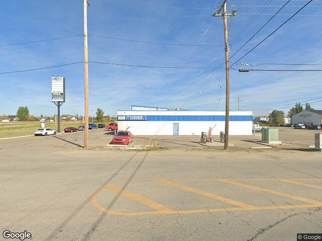 Street view for Valhalla Cannabis, 104-4 Cuendet Industrial Way, Sylvan Lake AB