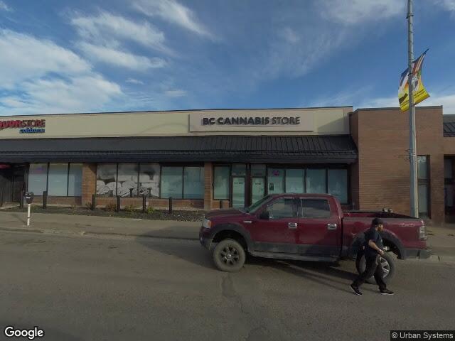 Street view for BC Cannabis Store Northgate, 10211 100 St, Fort St John BC