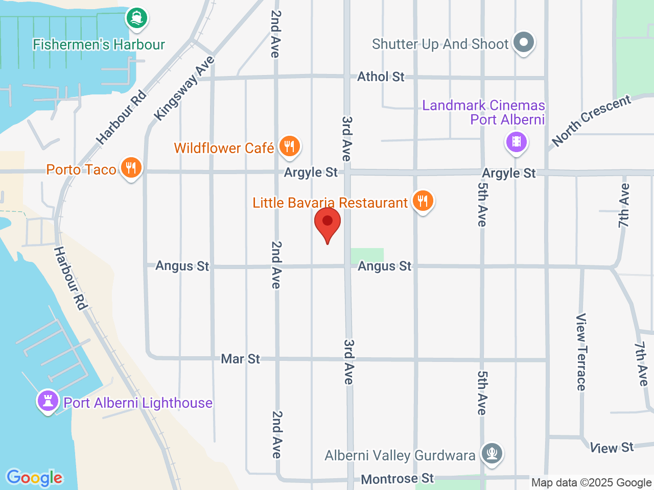 Street map for Cainan Cannabis Store, 3030 3rd Ave, Port Alberni BC