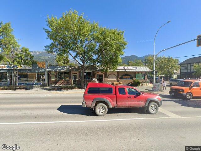 Street view for Canyon Creek Cannabis, 828 10th Ave. South, Golden BC