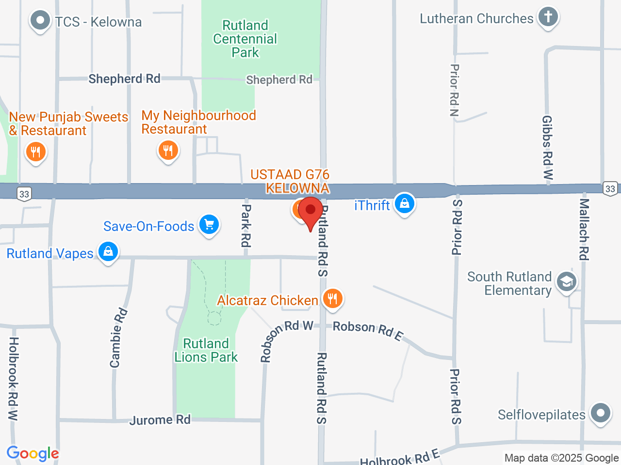 Street map for Cheeba Cheebas Premium Cannabis, 140 Rutland Rd S, Kelowna BC