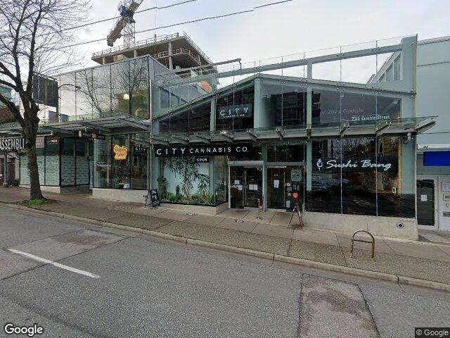 Street view for City Cannabis Co, 2317 Cambie St., Vancouver BC