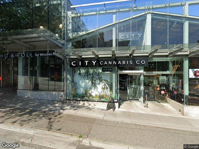 Street view for City Cannabis Co, 2317 Cambie St., Vancouver BC