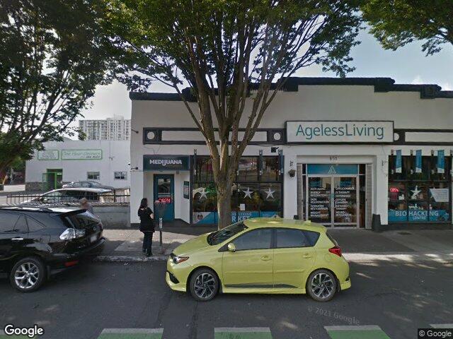 Street view for Clarity Cannabis Johnson St, 855 Johnson St., Victoria BC