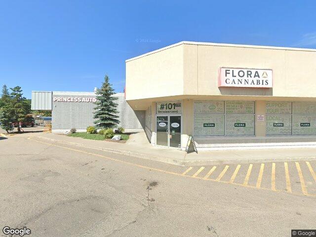 Street view for Flora Cannabis, 101-3320 Massey Drive, Prince George BC