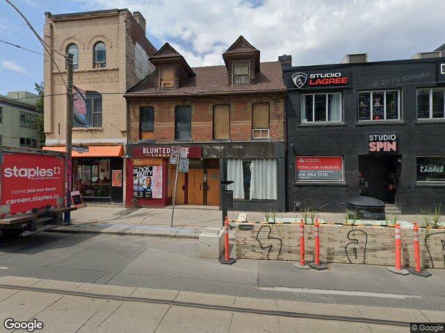 Street view for Blunted Aisle, 668 Queen St E, Toronto ON