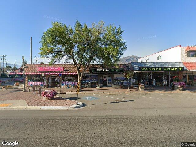 Street view for Maple Leaf Greenery, 8322 Main St, Osoyoos BC