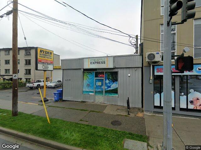 Street view for Pineapple Express, 608 Esquimalt Rd., Victoria BC
