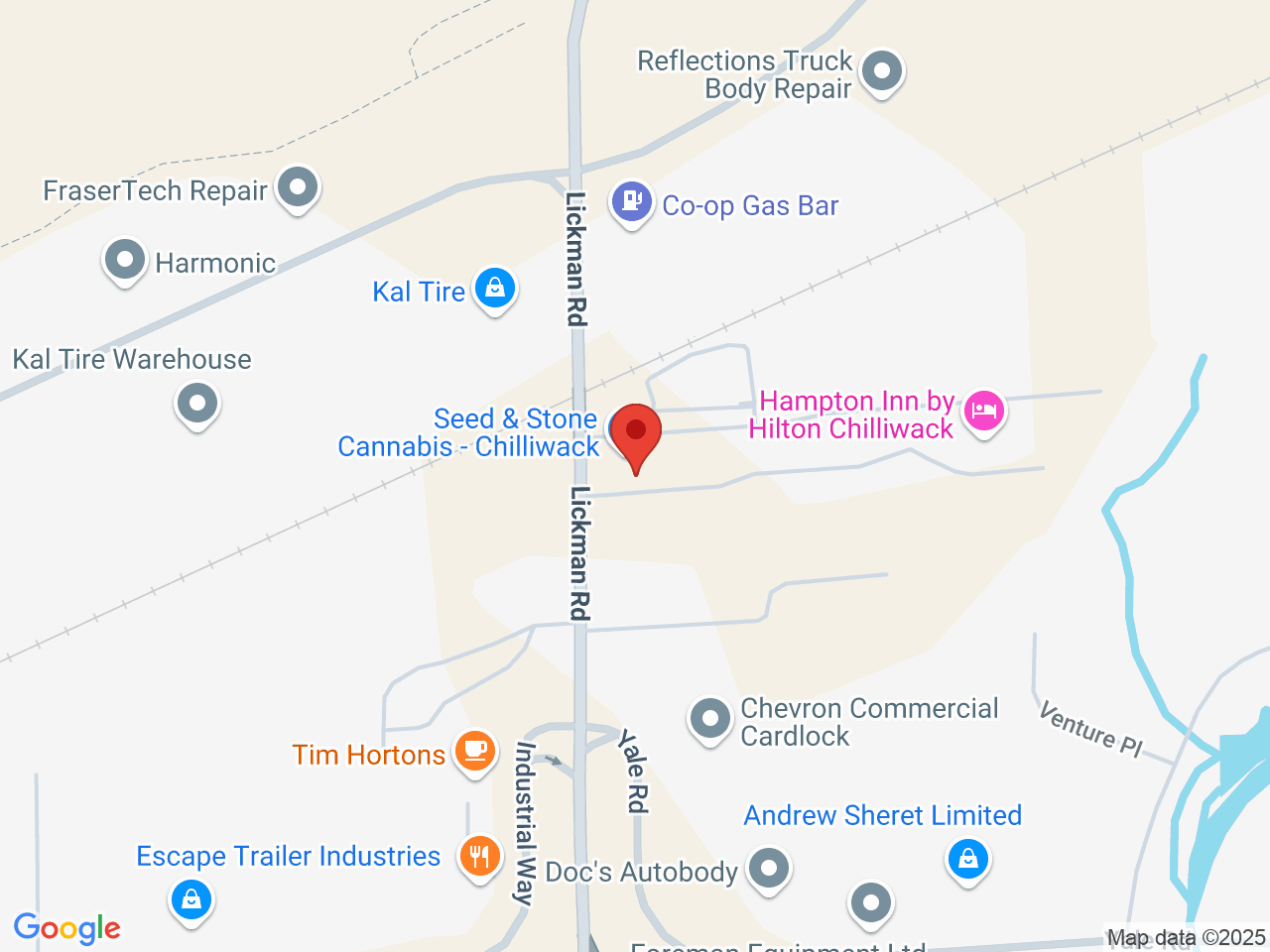 Street map for Seed and Stone, 103-8050 Lickman Rd, Chilliwack BC