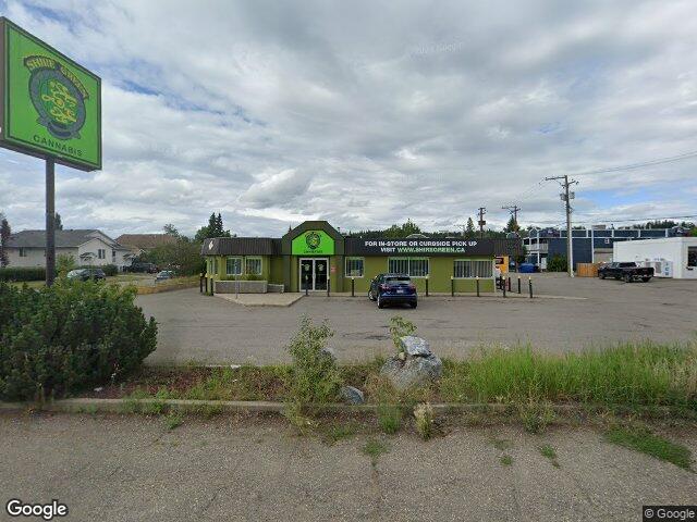 Street view for Shire Green Cannabis, 484 Douglas St., Prince George BC