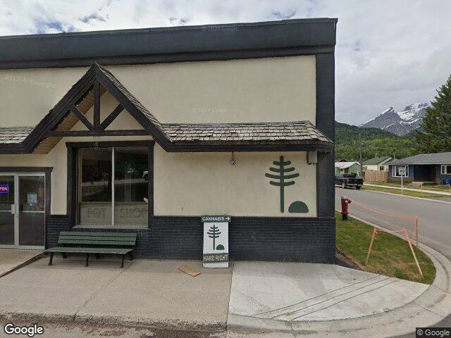 Street view for Stick & Stone Cannabis Co, 891 7th Ave., Fernie BC