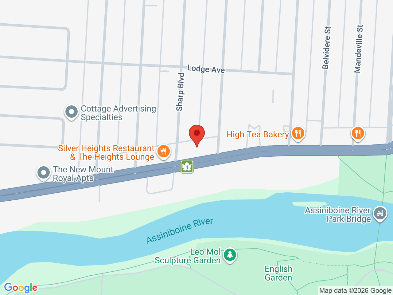 Street map for Canna Cabana Portage Ave, 