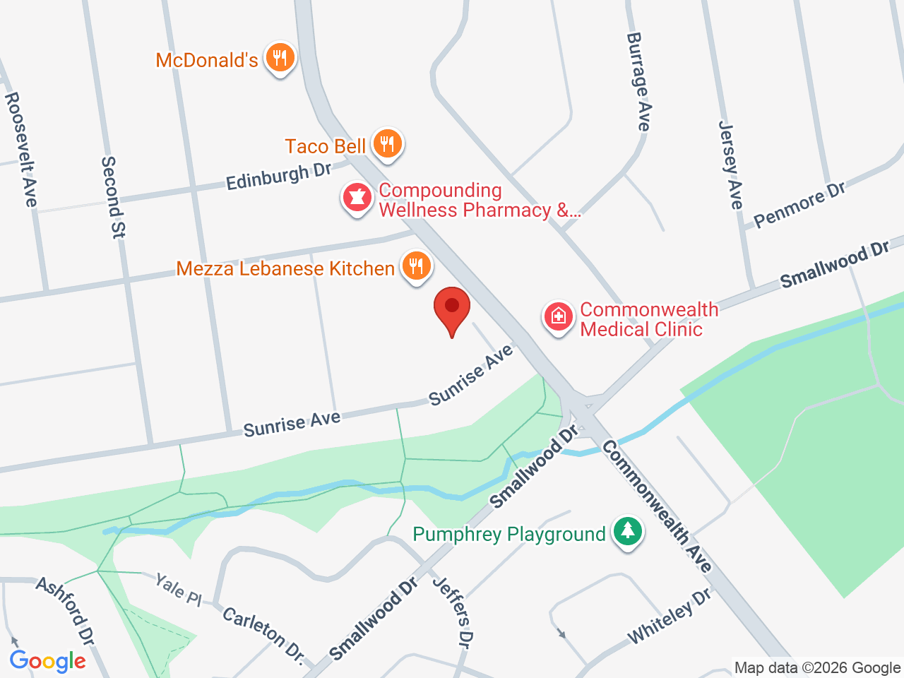 Street map for Tokyo Smoke, 50-60 Commonwealth Ave., Mount Pearl NL