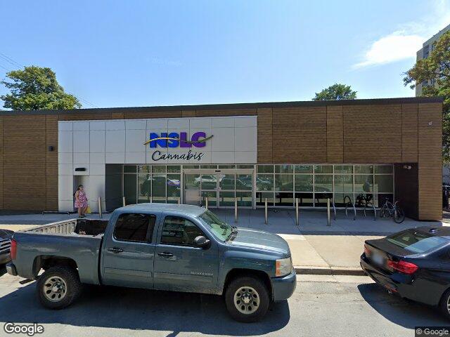 Street view for NSLC Cannabis Clyde St., 5540 Clyde St., Halifax NS