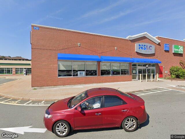 Street view for NSLC Cannabis Downsview Plaza, 752 Sackville Dr. Unit 114, Lower Sackville NS