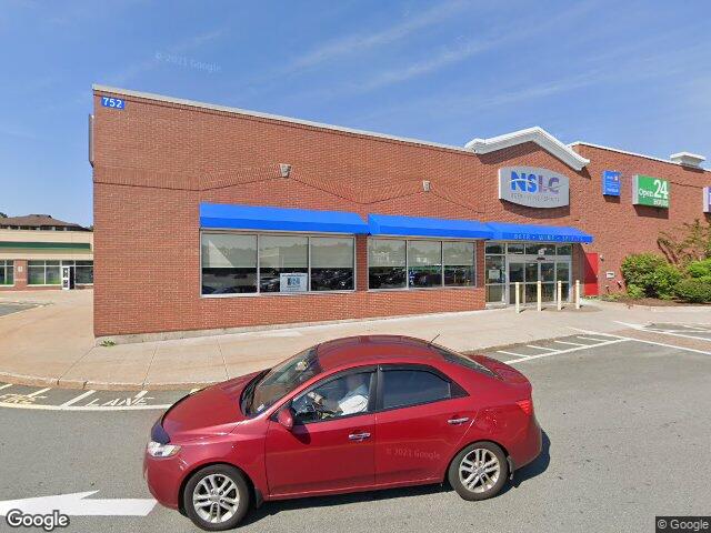 Street view for NSLC Cannabis Downsview Plaza, 752 Sackville Dr. Unit 114, Lower Sackville NS