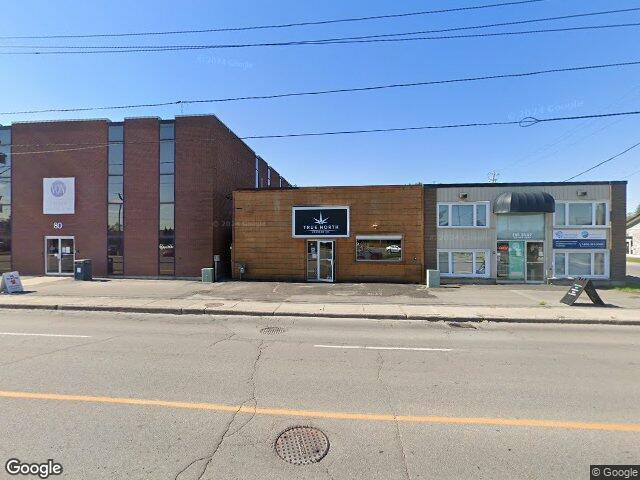 Street view for True North Cannabis Co., 82 Division St., Trenton ON