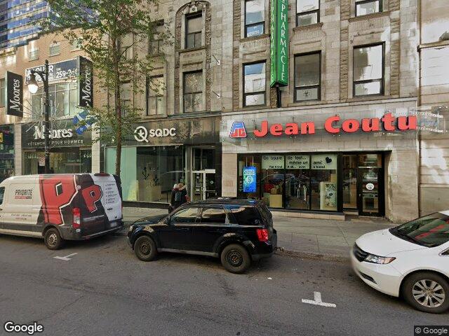 Street view for SQDC Montreal - St-Catherine West, 970 rue Sainte-Catherine O, Montreal QC
