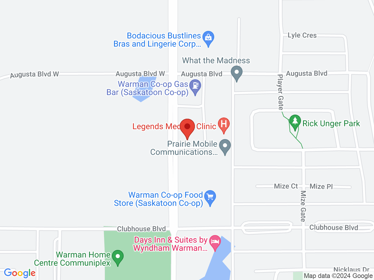 Street map for 5 Buds Cannabis, Bay 18-19 810 Centennial Blvd, Warman SK