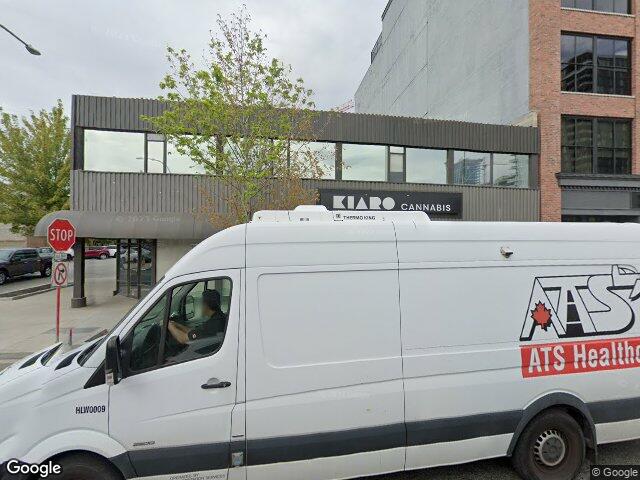 Street view for Kiaro Cannabis, 1650 Pandosy St, Kelowna BC