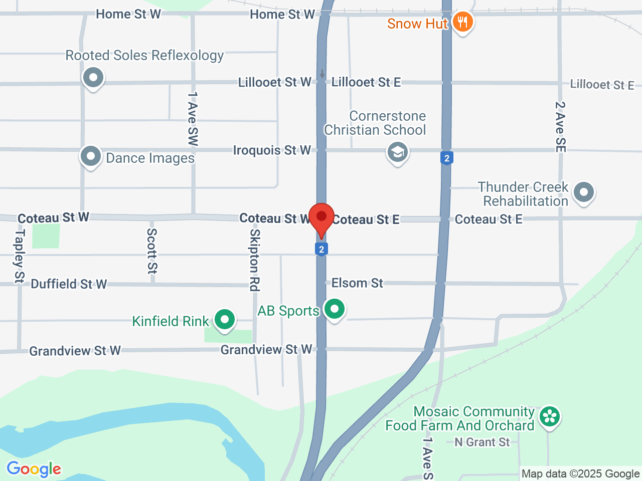 Street map for Canna Cabana Moose Jaw, 602 Main St, Moose Jaw SK