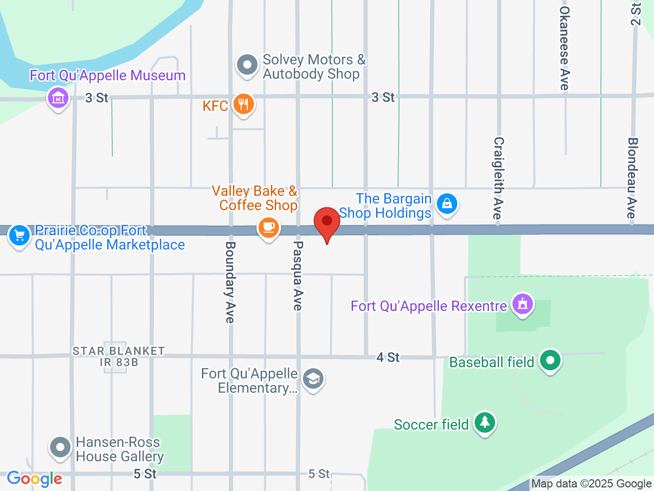 Street map for Tokyo Smoke, 241 Broadway St E, Fort Qu'Appelle SK