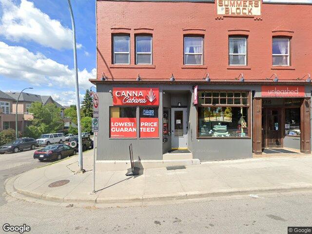 Street view for Canna Cabana 14th St, 2719 14 St. SW, Calgary AB