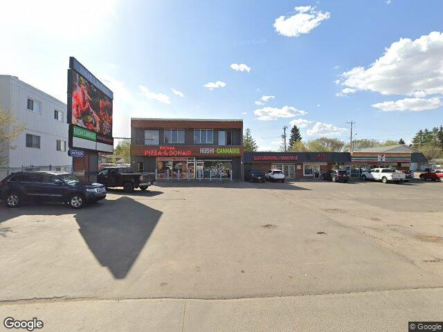 Street view for Kushi Cannabis, 9442 149 Street NW, Edmonton AB