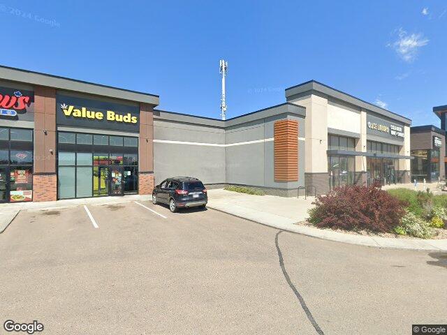 Street view for Value Buds Strachan Corner, 1820 Strachan Road. Unit 103, Medicine Hat AB