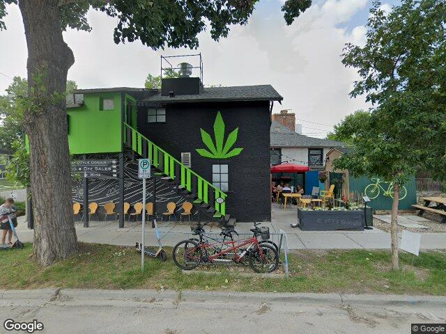 Street view for Upstairs Cannabis, 902 11 Avenue SE, Calgary AB