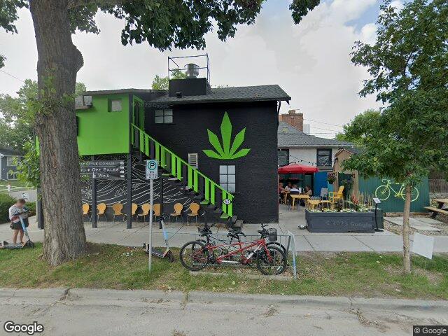 Street view for Upstairs Cannabis, 902 11 Avenue SE, Calgary AB