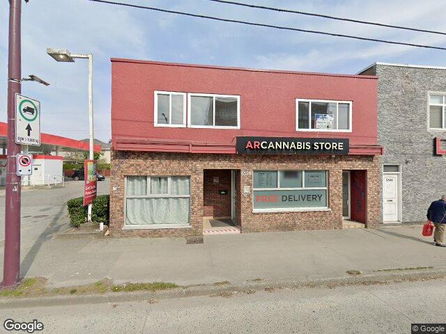 Street view for ARCannabis Store, 6528 Victoria Drive, Vancouver BC
