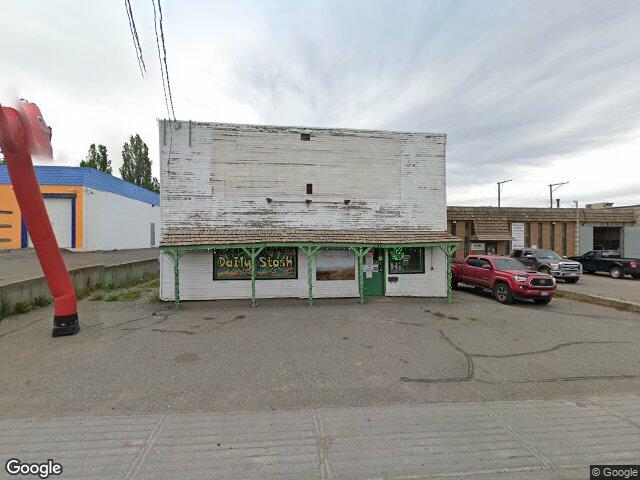 Street view for Daily Stash Cannabis, 250 Mackenzie Ave South, Williams Lake BC