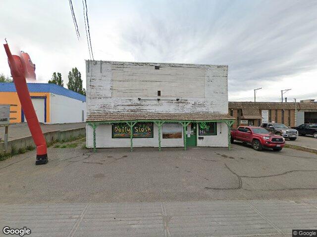 Street view for Daily Stash Cannabis, 250 Mackenzie Ave South, Williams Lake BC