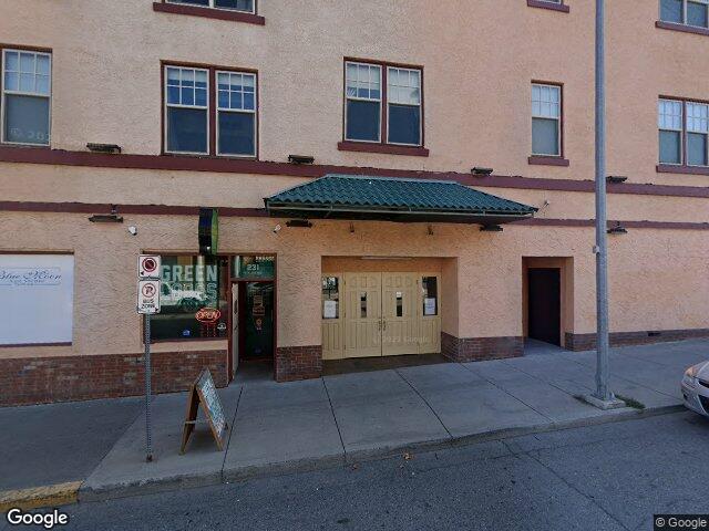 Street view for The Greenloops Cannabis Shop, Plaza Hotel Building, 231 4th Ave., Kamloops BC