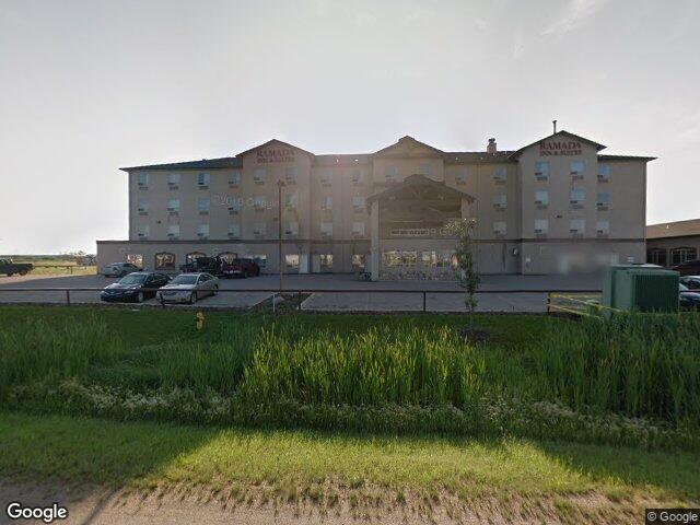 Street view for URBN Leaf Cannabis Company, 7201 99 St, Clairmont AB